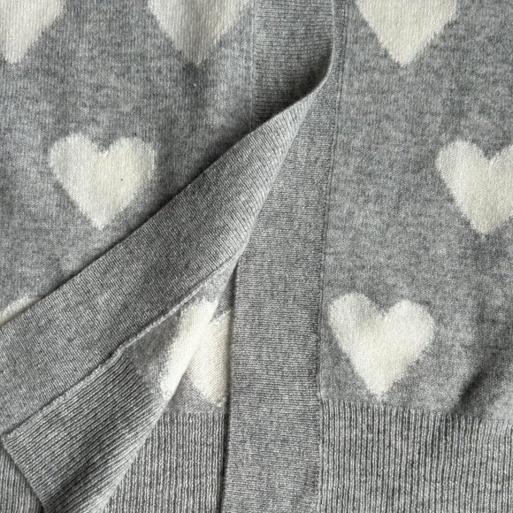 New W/tag Charter Club Grey Cashmere Cardigan S - Picture 4 of 4